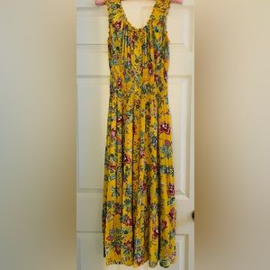 Cute yellow floral dress